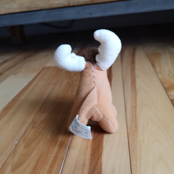 VINTAGE 1997 McDonald's Moose Endangered Animals Small Plush - Picture 3 of 3